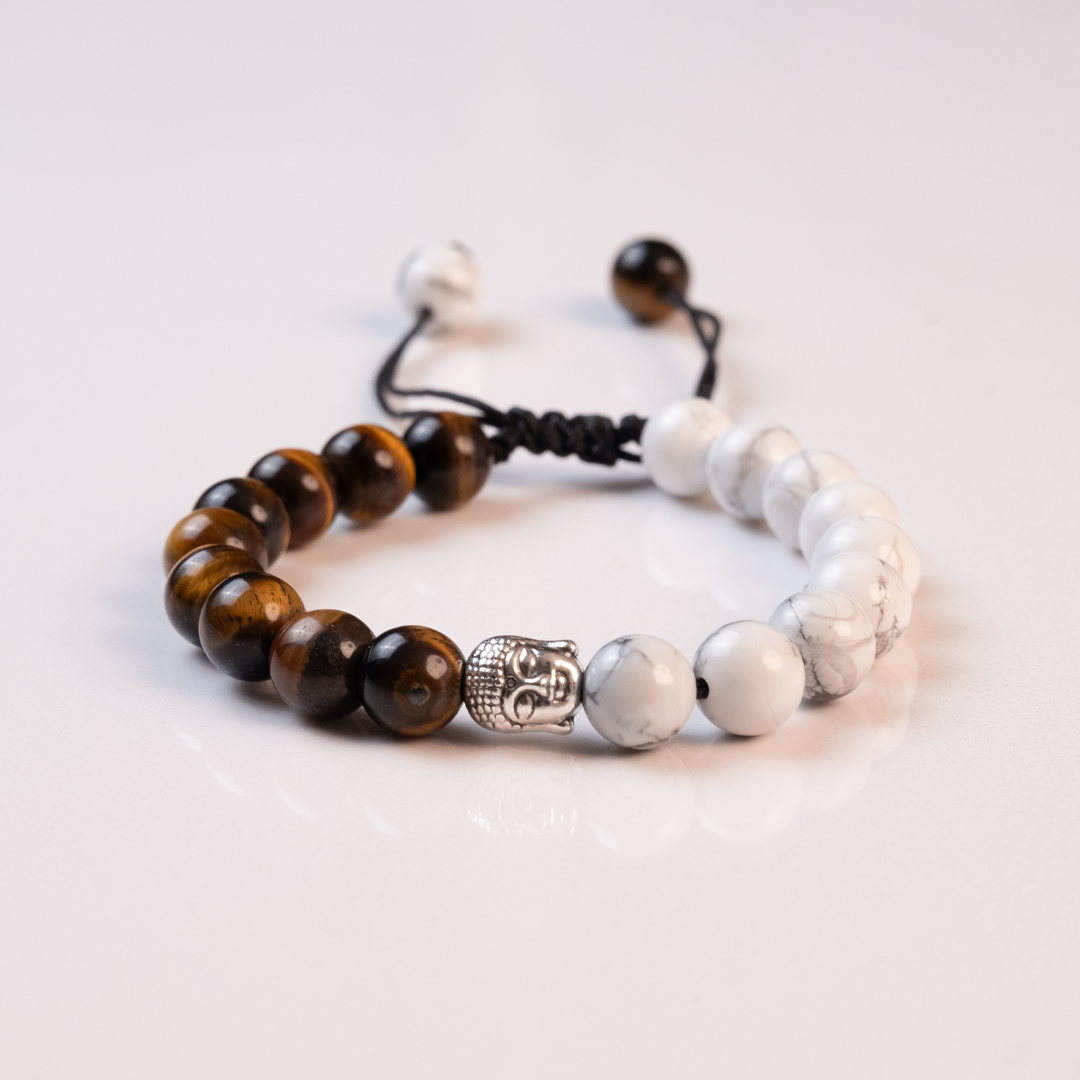 Brazalete Guardián Piedra Natural Ojo de Tigre