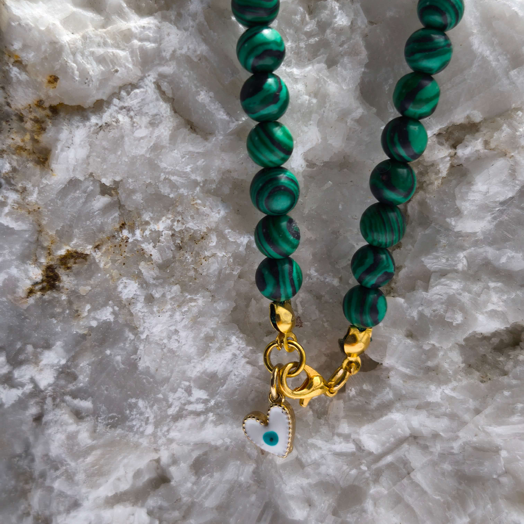 Collar Aura Verde Jade Africano